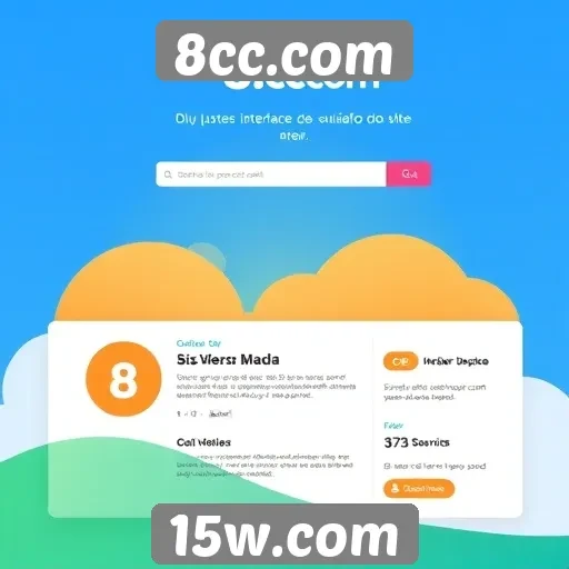 Avaliação da interface de usuário do site 8cc.com